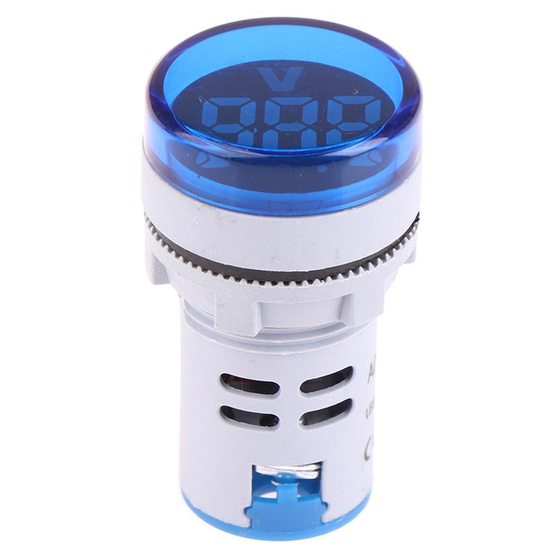 Мини-метр напряжения Ad16-22Dsv, 22 мм, светодиодный индикатор напряжения с цифровым дисплеем, сигнальная лампа/контрольная лампа