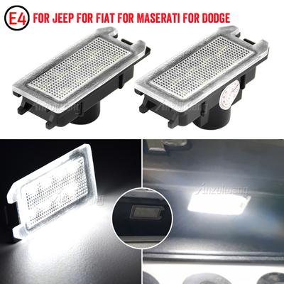 2 светодиодных фонаря Canbus для номерного знака для 14-20 Jeep Grand Cherokee WK2 14-17 Compass Patriot 2015-2017 Dodge Viper 13-17