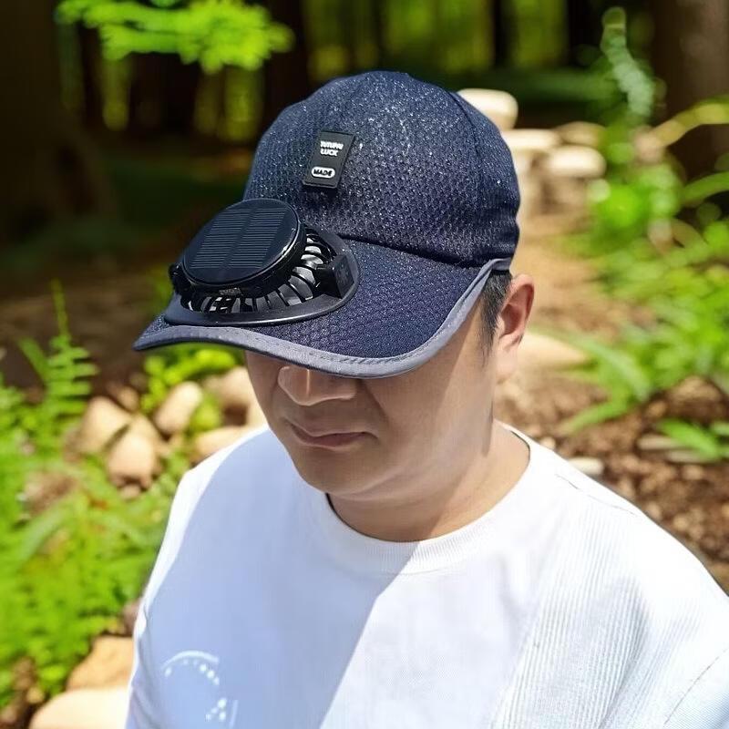 Unisex Solar Fan Rechargeable Sun Hat