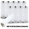 Держатель Прозрачный Адаптер для Батарей Конвертер Батарей Размера AAA в AA Переключатель Адаптер Чехол