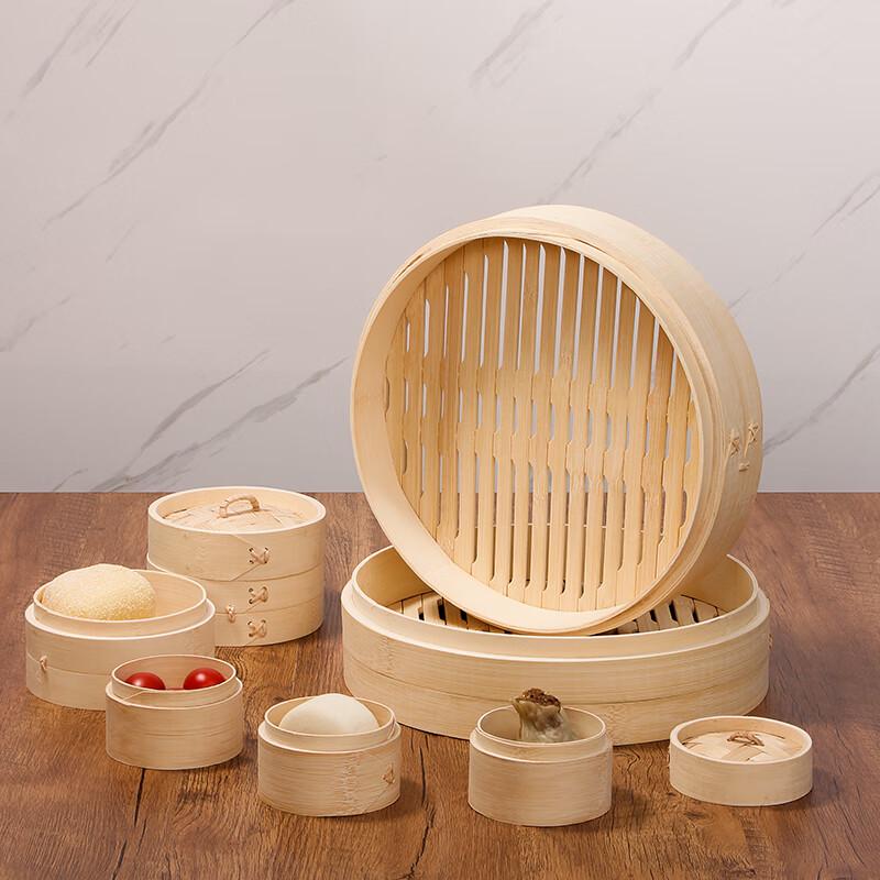 Zhaoran 13cm Bamboo Steamer Basket