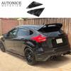 Fit for Ford Focus ST RS Hatchback Carbon Fiber Color Window Side Louvers Vent 2012 2013 2014 2015 2016 2017 2018 ABS