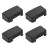 4PCS Rear Seat Slide Rail Plug Rubber Protector Cover Replacement For  Model 3 2017‑2022