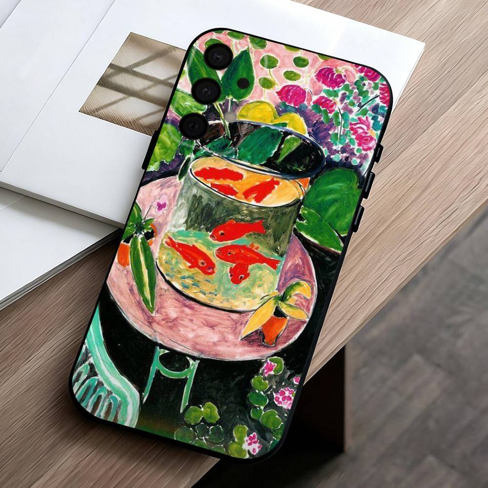 H-Henri M-Matisse Art PaI phone Case For Samsung Galaxy A73,A72,A71,A70,A53,A52,A51,Others Soft Black Shell