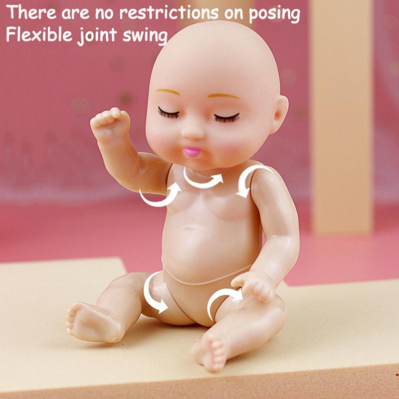 1 Piece 11Cm Dolls Accessories Toy Hobbies Simulation Sleeping Plush Girl Toys Creative Brithday Gift For Best Friend