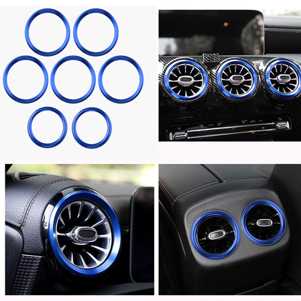 Накладка на кольцо воздухозаборника кондиционера автомобиля для Mercedes Benz A W177 B W247 GLB X247 CLA C118 GLA H247