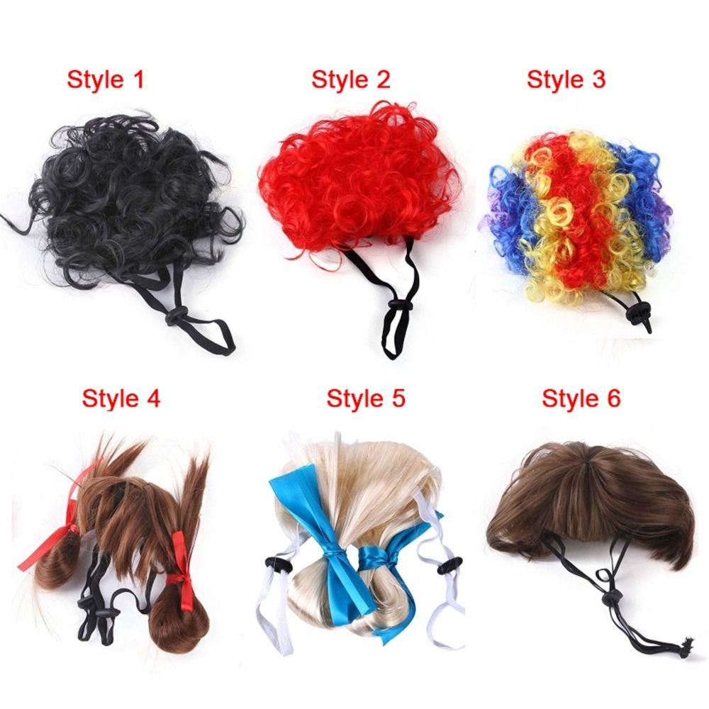 Смешные костюмы для косплея питомцев, рождественская одежда, парик, шапка, парик для питомца, костюм для питомца, аксессуары для кошки