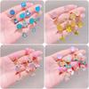 Princess Cartoon No-Pierce Ear Clips for Little Girls - Cute Dangle Stud Earrings & Baby Jewelry