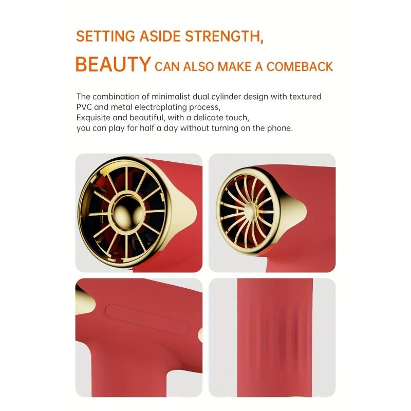 Новый высокоскоростной бесщеточный фен с турбонаддувом, портативный пылесос с сильным ветром, безлопастной зарядный мини-вентилятор для кемпинга