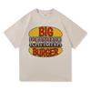 Funny Big Kahuna Burger T Shirt Healthy Breakfast Retro Fashion Men/women Clothing Vintage Harajuku High Quality Cotton Tshirts