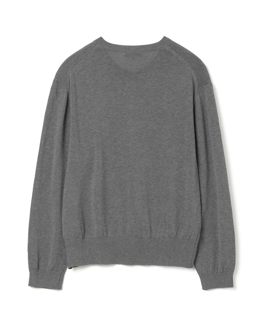 MILLO ARCHIVE Crop V-Neck Knit [Charcoal]