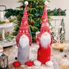 Santa Claus Doll Ornament Christmas Ornaments Window Decoration Scene Arrangement Christmas Doll Faceless Doll