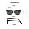 New 5-in-1 Men's Sunglasses Ultra-Light Square Magnetic Polarized Sunglasses Optical Prescription Glasses for Men