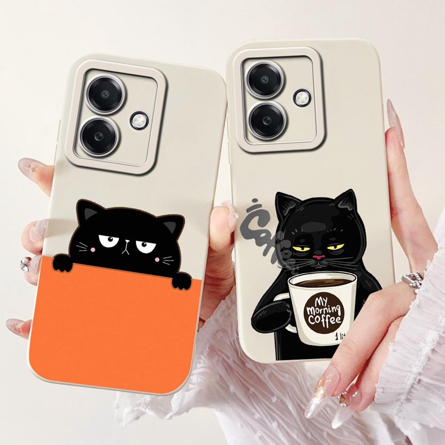 For Funda OPPO A3 A3x 4G Case 2024 Cute Panda Rabbit Soft Silicone Candy Painted Phone Covers For OPPO A40 5G OPPOA3 A 3x Bumper