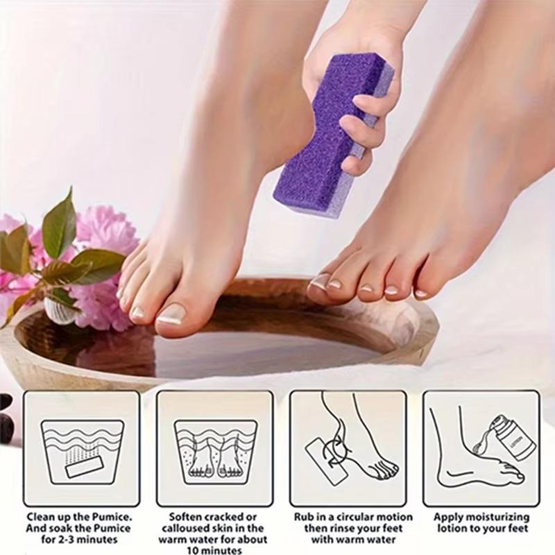 YIKOOLIN 2-in-1 Pumice Stone And Foot Scrubber Callus Remover Hard Skin Dead Skin Removal for Feet Heels Hands And Body