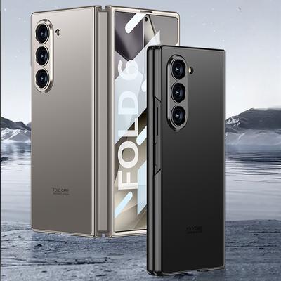 Пластиковый жесткий чехол-пленка для телефона Samsung Galaxy Z Fold 6 5 4 3 Fold6 Fold5 Fold4 Fold3 5G матовый защитный чехол