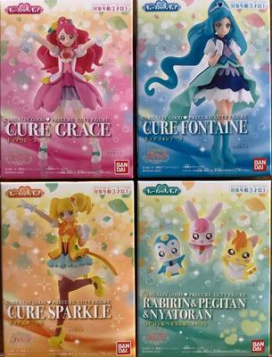 Хорошая фигурка PreCure Cutie из 4 штук, продается в коробке Healin' [Набор] (полный)] Нет