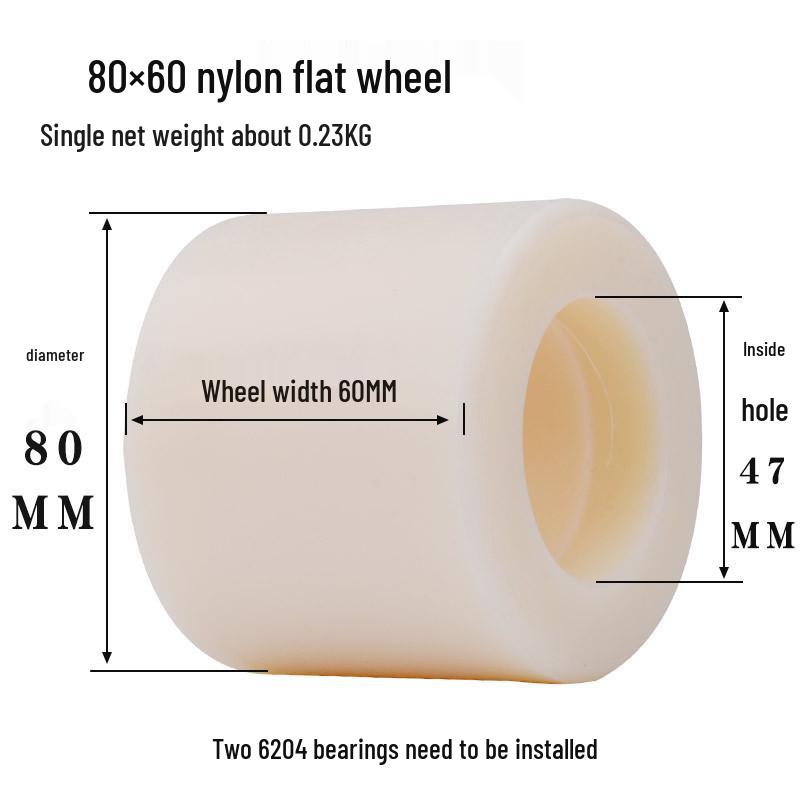 Hydraulic Pallet Truck Nylon Wheels & Iron Core PU Forklift Accessories