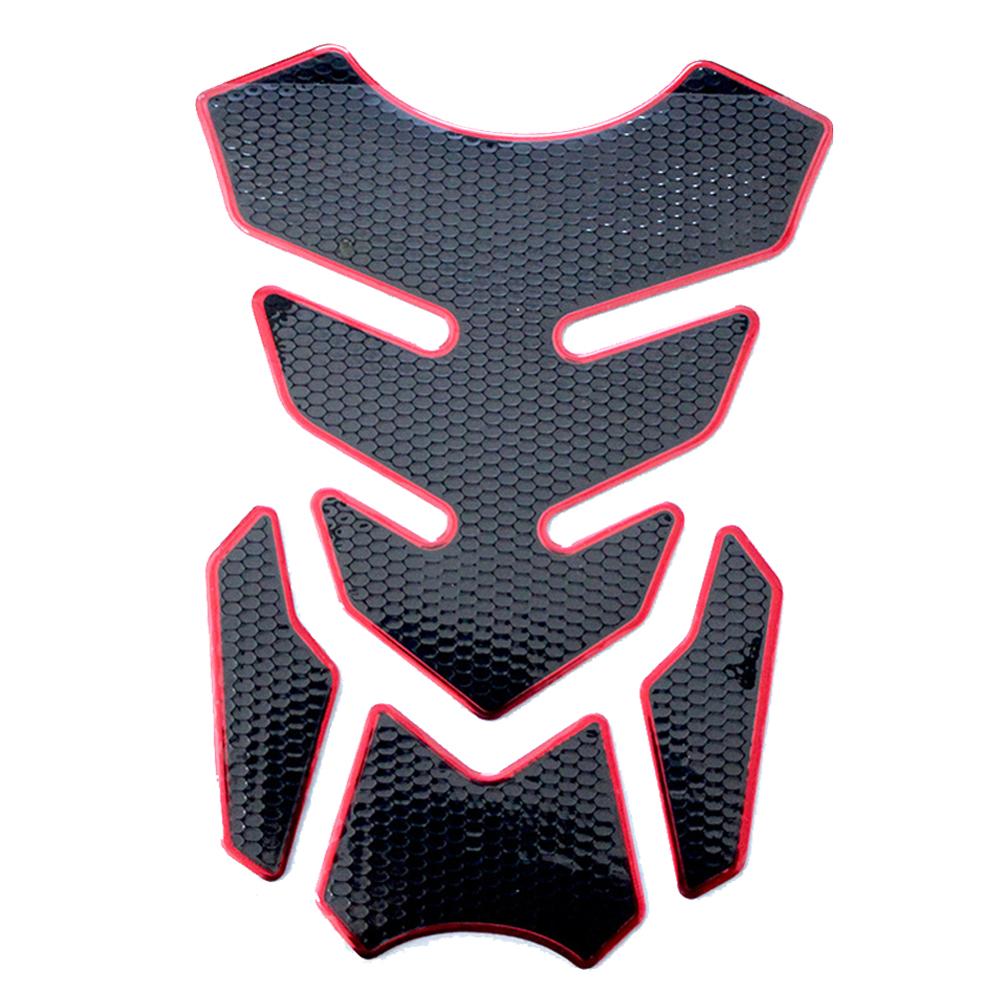 Для Honda Yamaha Tankpad наклейка Fishbone 3D Tank Pad Наклейки Защитная крышка для масла и газа Украшение Пламя Аксессуары для мотоциклов