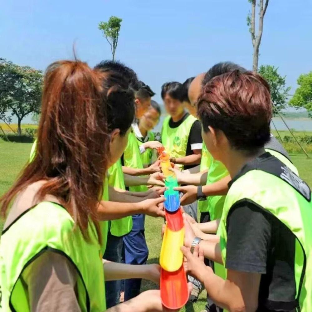 Group Games Team Building Activities Cooperative Play U-shaped Groove Ball Game Team Collaboration