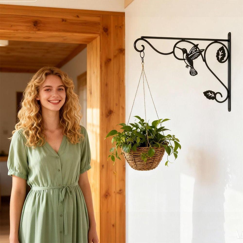 12 Inch Flower Pot Bracket Sturdy Hanging Bracket Decorative Hanger Planter Hanger Garden Use