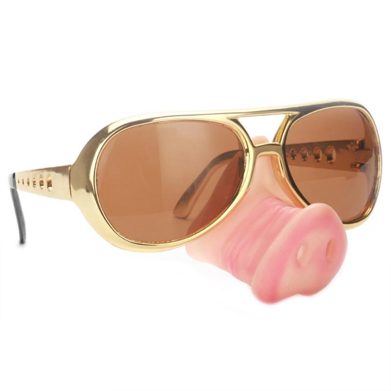 Creative Pig Big Nose Glasses Halloween Funny Cosplay Costumes Accessories Festival Party Prank Props Eyewear For Adults Kids