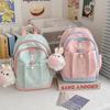 Kindergarten School Bag Color Block Children's Travel Backpack Women Mini Backpack