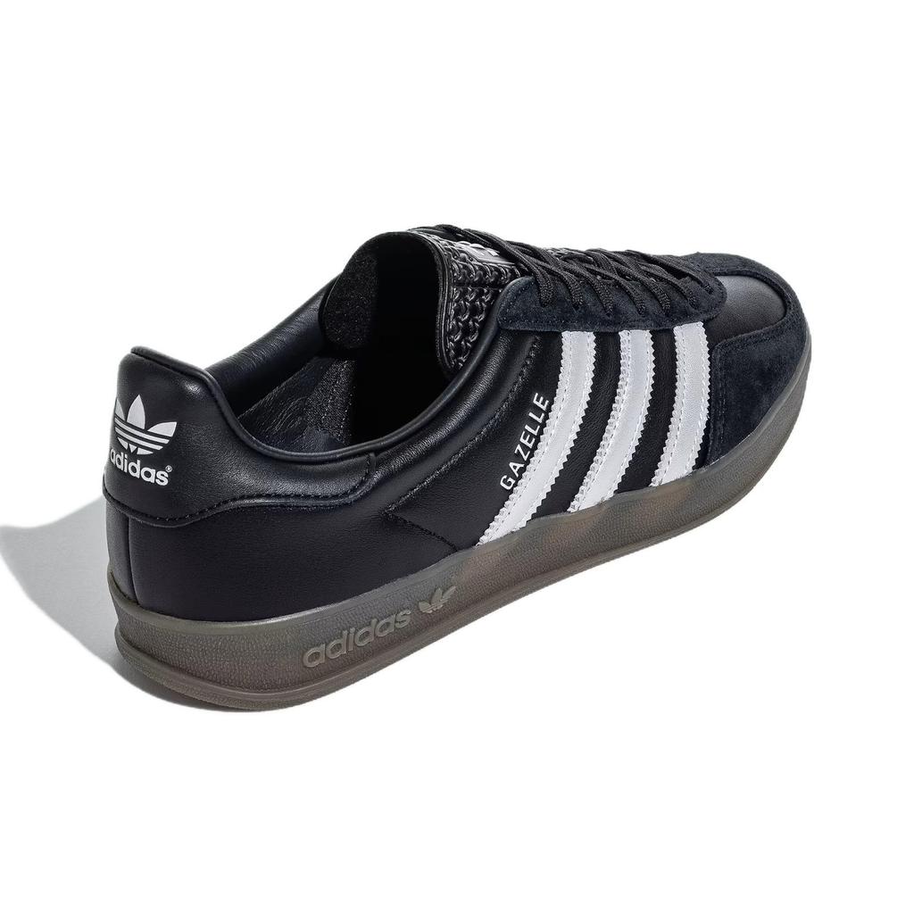 Adidas Originals Gazelle Indoor Low Top Skate Shoes Unisex Sneakers Black JH8837