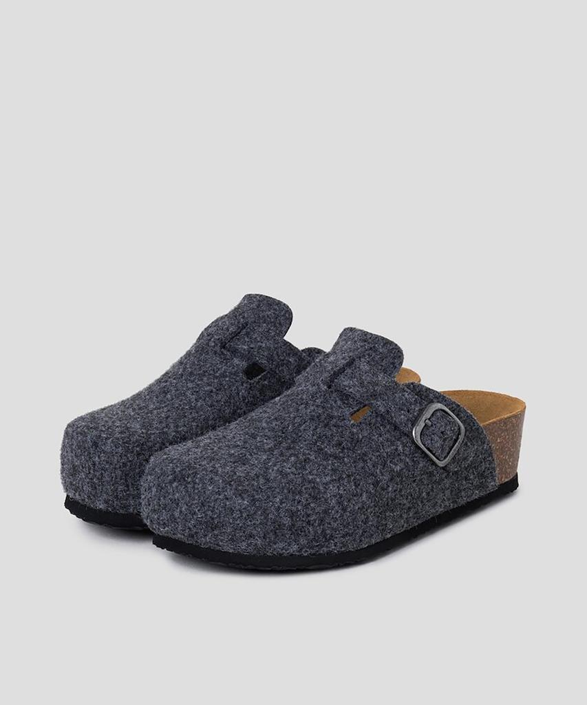 Scholl (женщины) Фетровый пробковый кломп Пепельный (Hh49K2C124)