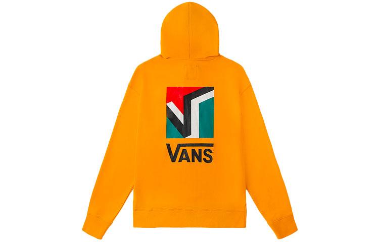 Vans Толстовки Унисекс Желтые С капюшоном Средняя Обычная VN0A54JAZ6F