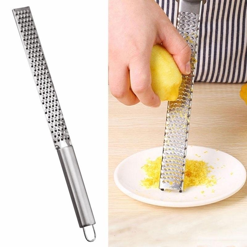Stainless Lemon Cheese Vegetable Zester Grater Peeler Slicer Kitchen Tool ADM