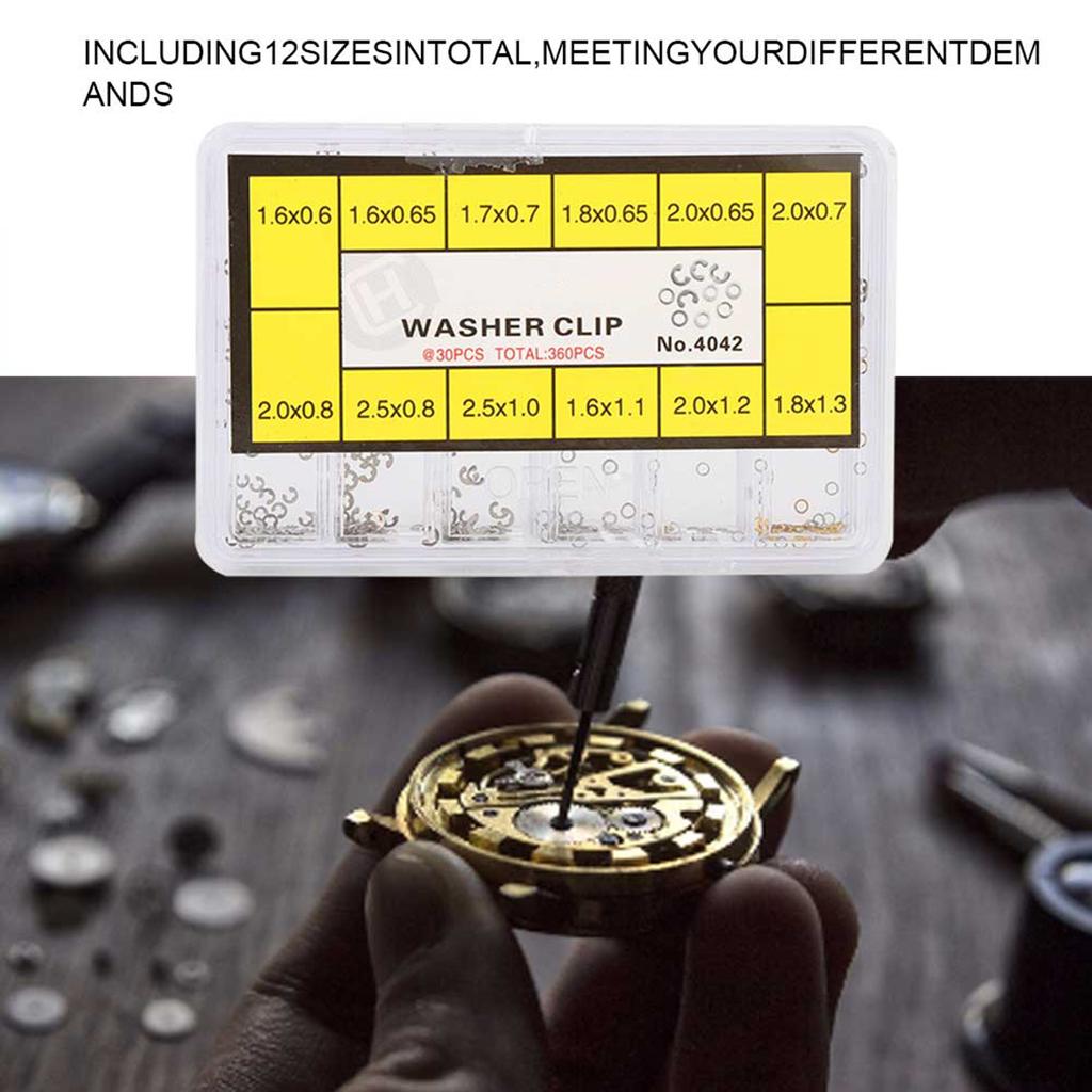 Watch Push Button Washer Clip Calendar Disk Watch Repairing Tool Accessory