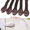 5/10pcs Kids Drawers Cabinet Wardrobe Cupboard Lockstitch Security Latches Safety Lock