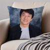 Chinese martial arts star JJackie Chan Cushion Cover Pillowcase Antidustmite Invisible Zipper Short Plush Sofa Cushion