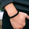 Простой Стиль Мужской Браслет Класс А Килевой Шнур Двухслойный Обертывающий Браслет Бангл Homme На Открытом Воздухе Морской Выживание Браслет Подарок Парню