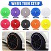 4M / 8M Car Rim Protect Strip Wheel Edge Protector Bright Matte Car Wheel Sticker General Automotive Wheel Rim Decorative Strip