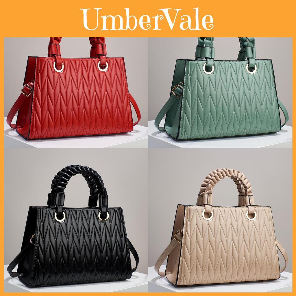 Ladies Stylish Pu Tote With Wrinkled Design And Multiple Interior Compartments For Daily Outings
