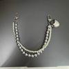 Luxury Pearl Beaded Phone Strap Fashion Wrist Short Rope Phone Charm Chain  Phone Accessories