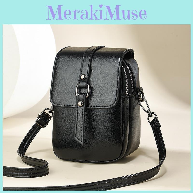Mini Crossbody Stylish Bag For Women With Unique Lock Design Perfect For Everyday Use