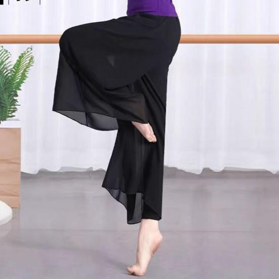 Женские брюки с высокой талией, шифоновые, широкие, элегантные, свободные, дышащие, удобные, свободные классические брюки, женские брюки