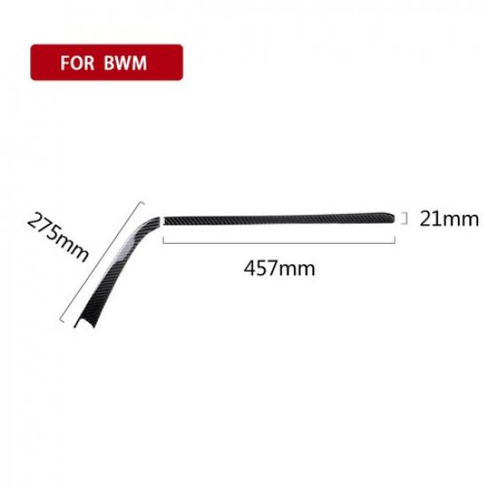 Passenger Carbon Fiber Dashboard Sticker Decor Trim For BMW 3 Series F30 F34