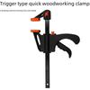4-Inch Adjustable Woodworking F Clamp - Strong Compression Tool for Fixing Wooden Boards
