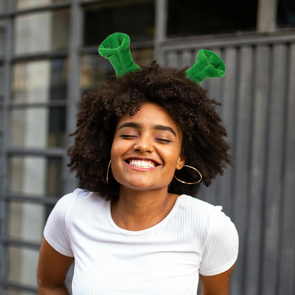 Green Cosplay Ears Headband Party Accessories Cosplay Headwear For Adult