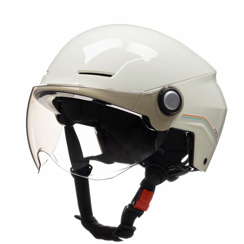 Helmet Electric Car Women's Summer Half Helmet 3C Certified Battery Motorcycle Men's Four Seasons Helmet