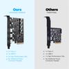 PCIe to USB 3.2 Gen 2 Expansion Card 10 Gbps 3 Type A & 2 Type C Ports