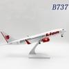 Модель самолета B737 Lion Air 30 см, смоляные игрушки-самолеты для детей, модели с подставкой, имитация авиалайнера, масштабная модель, коллекционная
