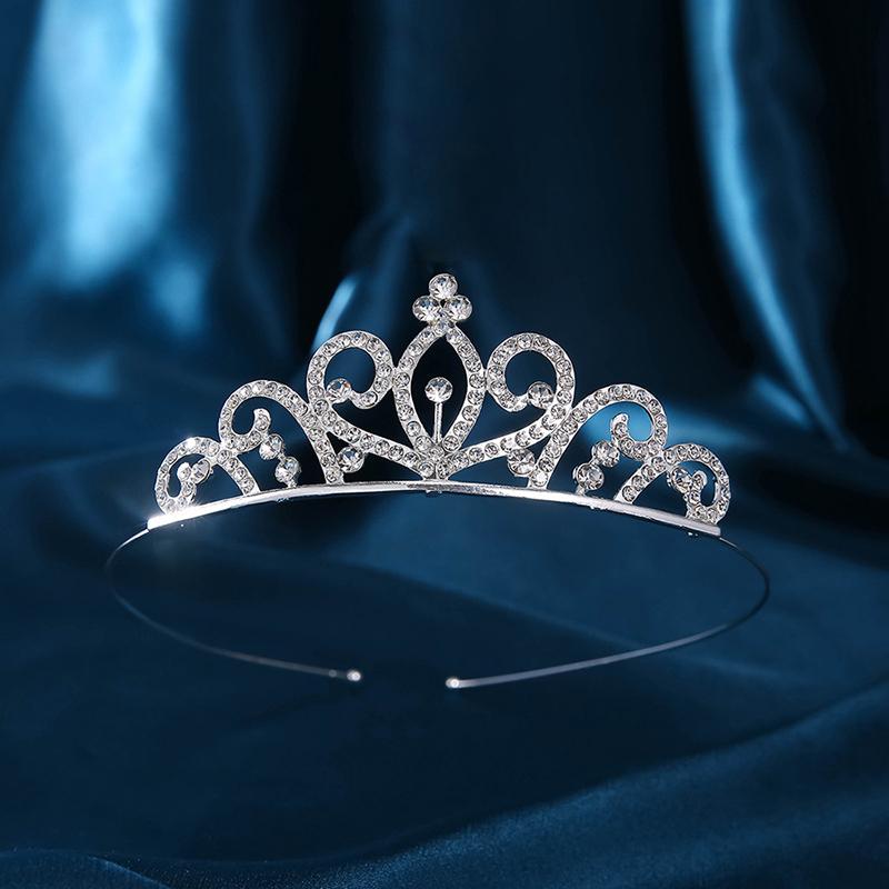 Women New Sweet Wind Princess Tiara Birthday Party Crown For Performance Party Decorative Crown