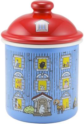 Эмалированная банка Fuji Moomin House 9 см MOH-9CN