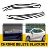 Хромированная накладка Blackout для 2018-24 Toyota Camry для отделки окон I