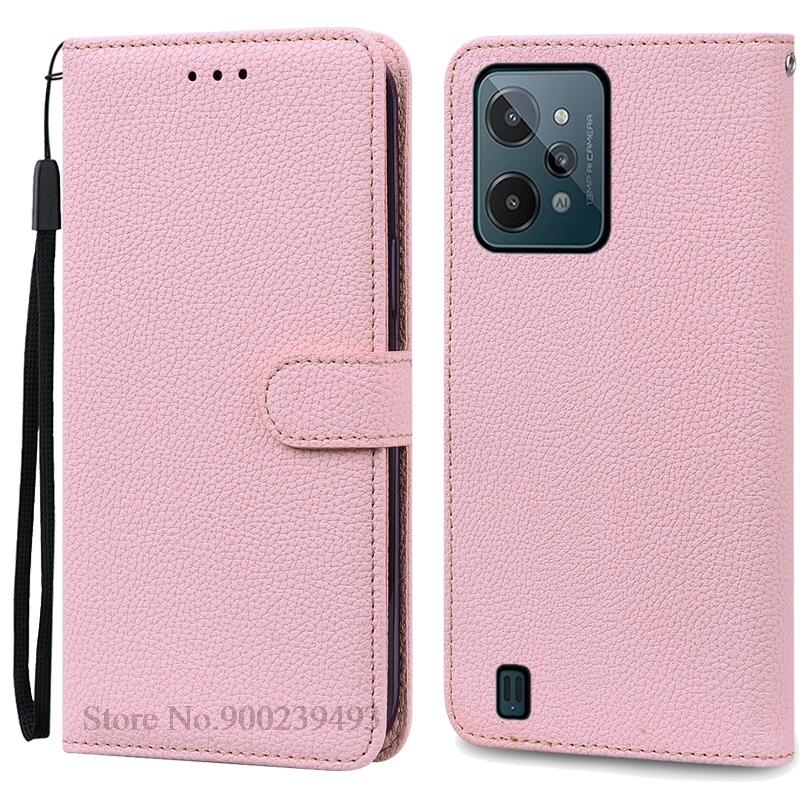 Для Realme C31 Чехол-книжка из кожи с откидной крышкой для Realme C31 Чехол-книжка с подставкой для Realme C31 Чехол-коробка Fundas